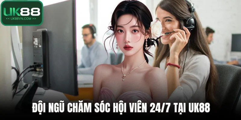 Trang chủ 7 Đội ngũ chăm sóc hội viên 24/7 tại UK88