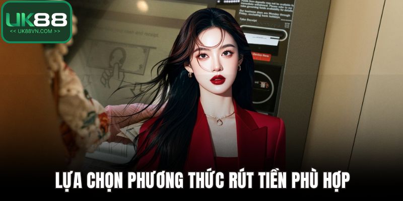 Lựa chọn phương thức rút tiền phù hợp